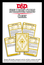 Load image into Gallery viewer, DND 5E Spellbook Cards Cleric