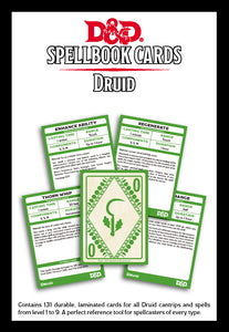 DND 5E Spellbook Cards Druid