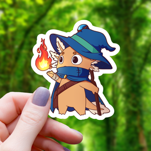 Sticker: Axolotl Wizard RPG Inspired Class