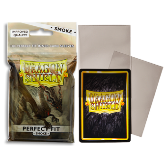 Dragon Shield 100 Pack Perfect Fit Standard Smoke
