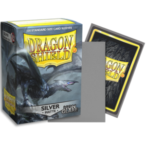 Dragon Shield 100 Pack Non Glare Matte Silver