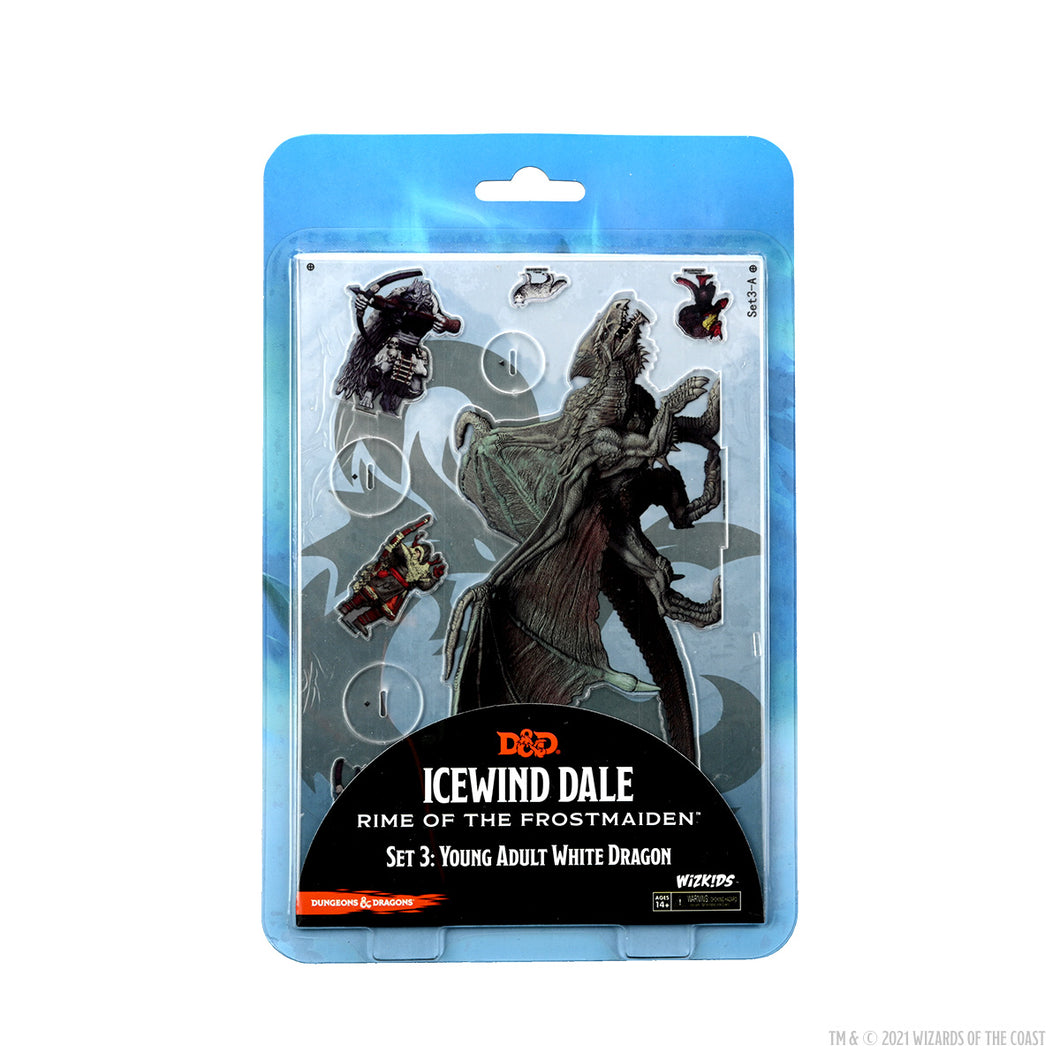 DND Idols of the Realms Icewind Dale Set 3 Young Adult White Dragon