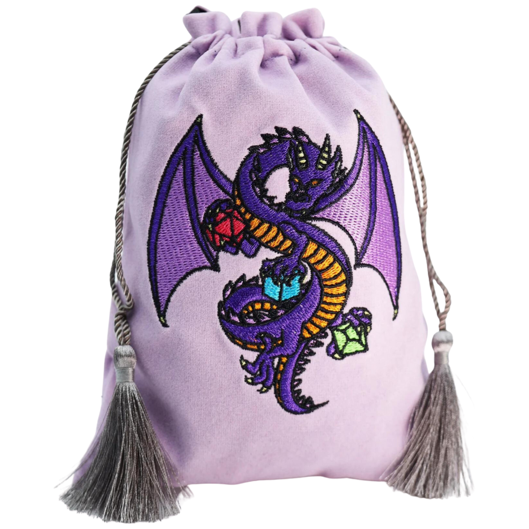 FBG Dice Bag - Purple Dragon