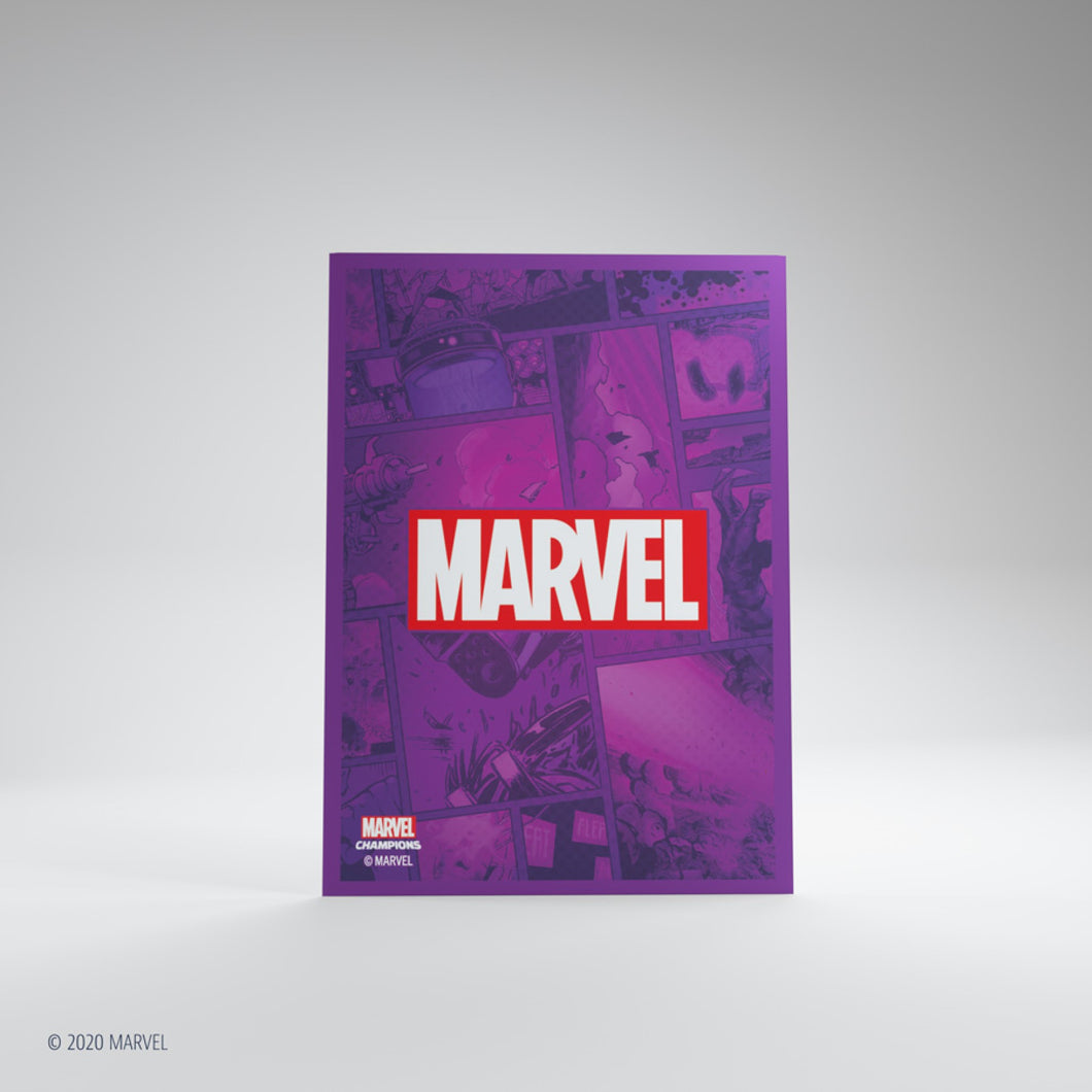 Matte Card Game Sleeves Marvel Champions Marvel Purple