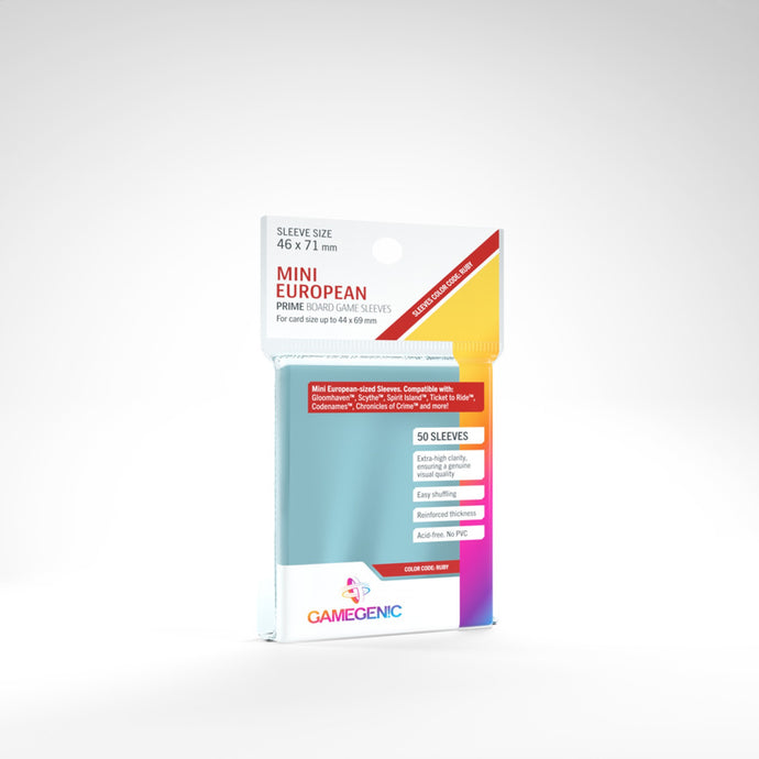 Prime Board Game Sleeves Mini European