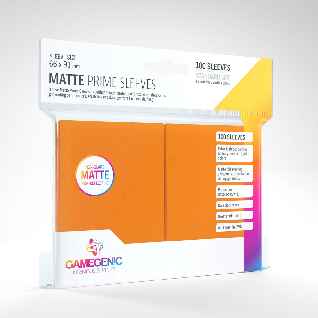 Matte Prime Sleeves Orange