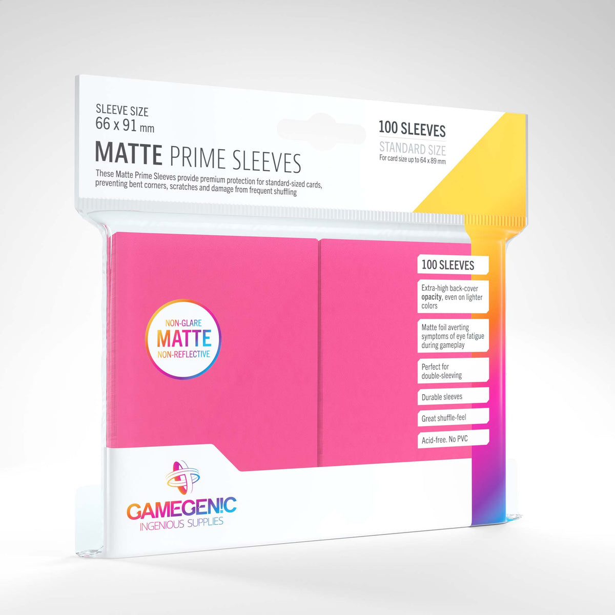 Matte Prime Sleeves Pink – Halcyon Games