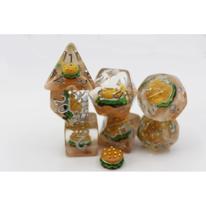 FBG RPG Dice Set Hamburger