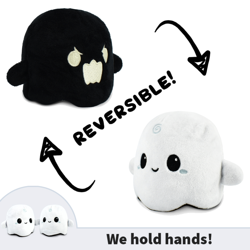Plush: Reversible Ghost [Happy + Angry]