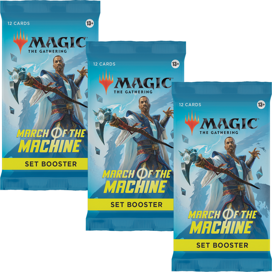 MTG March of the Machine Set Booster Pack x3 Halcyon Games MTG March of the Machine Set Booster Pack x3 Halcyon Games