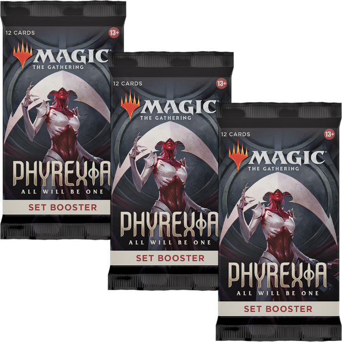 MTG Phyrexia All Will Be One Set Booster Pack x3