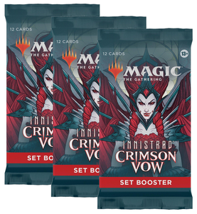 MTG Innistrad Crimson Vow Set Booster Packs x3