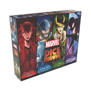 Dice Throne Marvel 4 Hero Box (Scarlet Witch, Thor, Loki, Spider-Man)