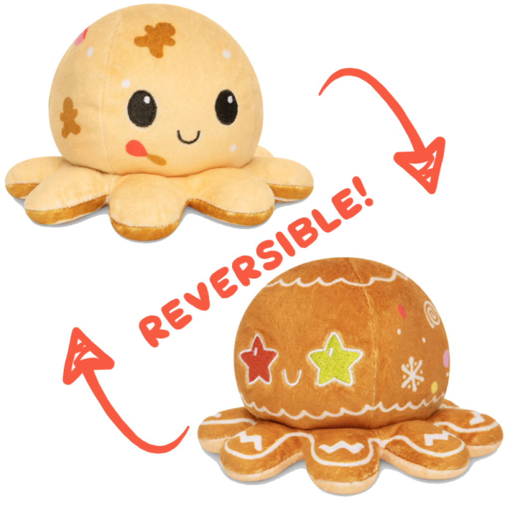 Plush: Reversible Octopus [Baking + Gingerbread]