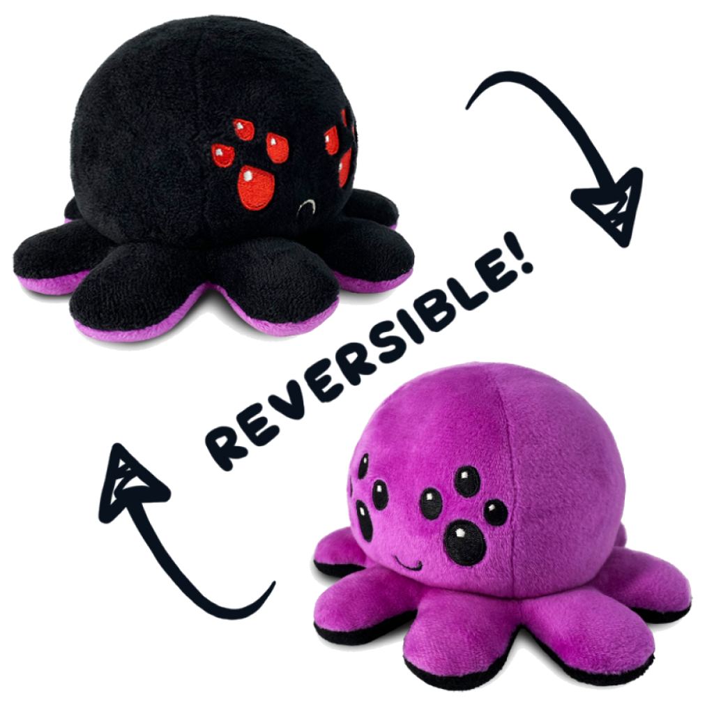 Plush: Reversible Spider [Happy + Angry]