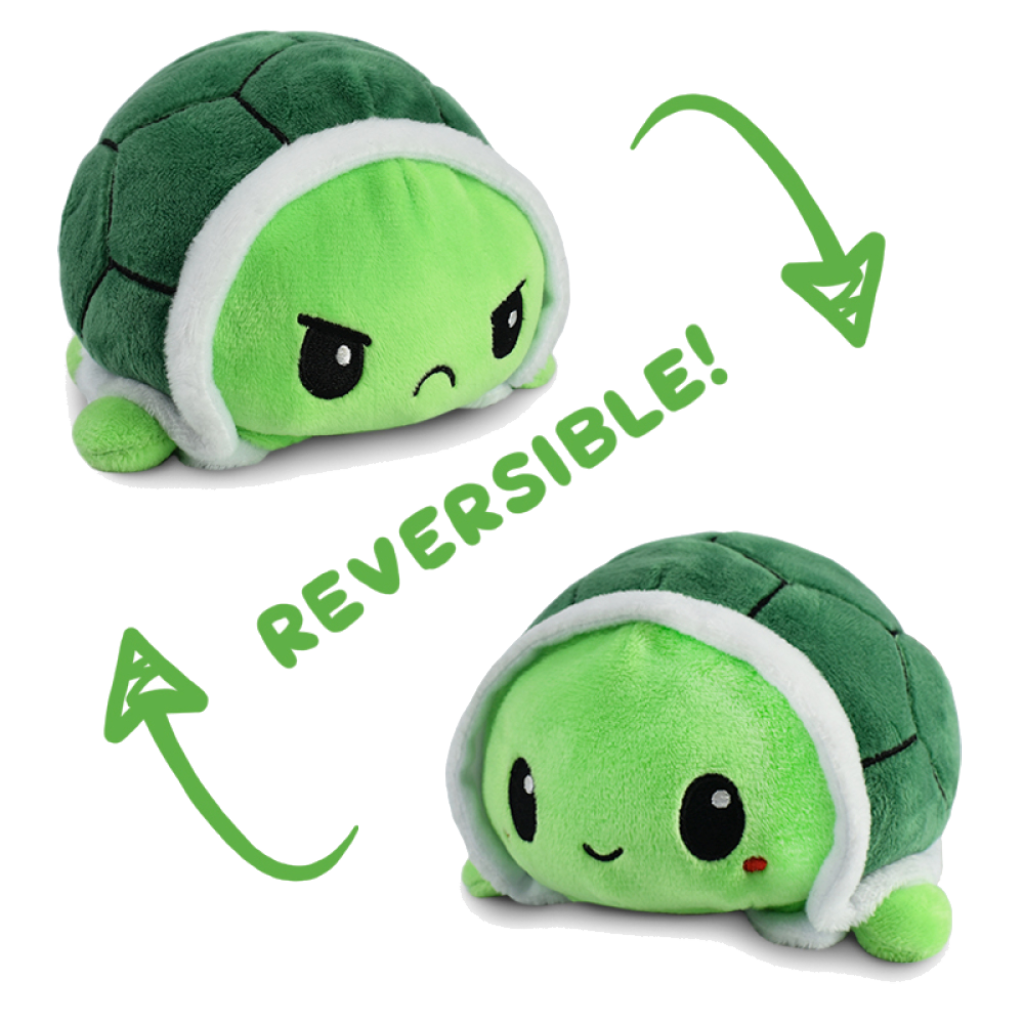 Plush: Reversible Turtle [Happy + Angry]