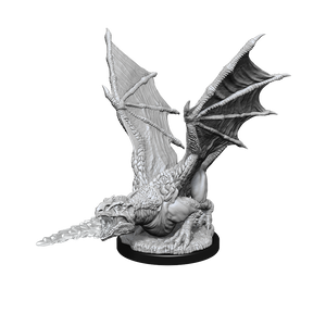 DND Nolzur's Marvelous Unpainted Miniatures W19 White Dragon Wyrmling