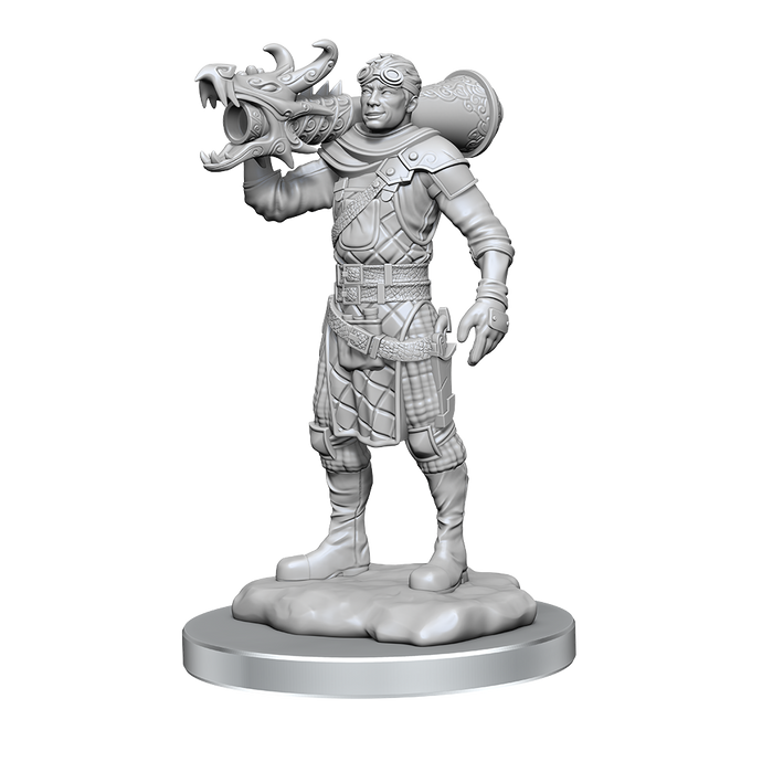 DND Nolzur's Marvelous Unpainted Miniatures W19 Human Artificer & Apprentice