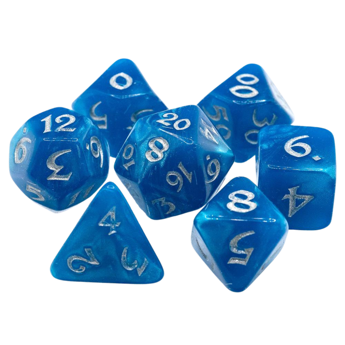 DHD RPG Dice Set Elessia Wish Song with Silver