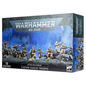 Warhammer 40K Astra Militarium Cadian Shock Troops