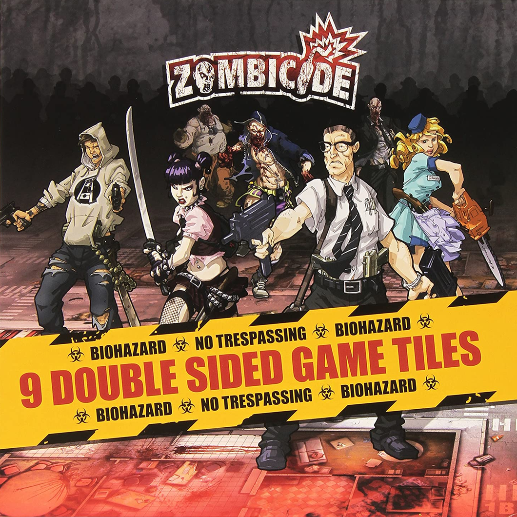 Zombicide 9 Double Sided Game Tiles