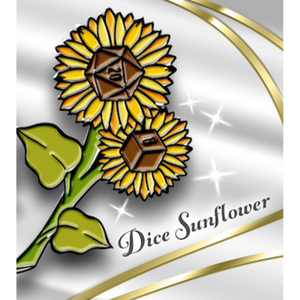 Pin: FBG Dice Sunflower