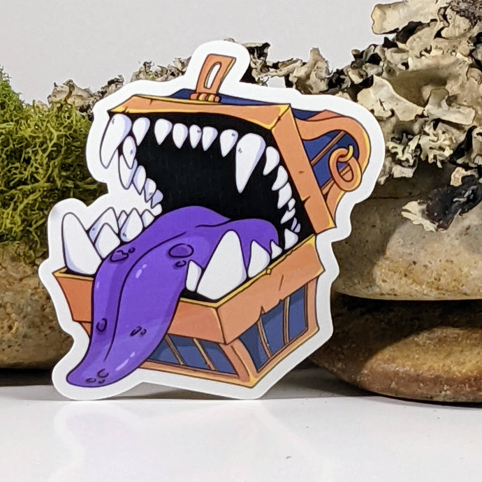Sticker: Mimic Treasure Chest Monster
