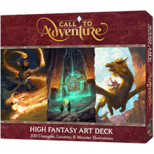 Load image into Gallery viewer, Call to Adventure: High Fantasy Art Deck