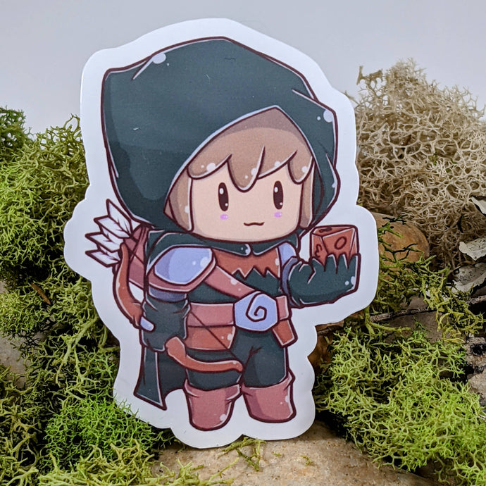 Sticker: Chibi Ranger Hit Dice