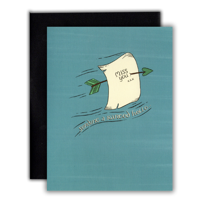 Greeting Card: Ranged Hello