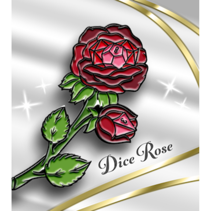 Pin: FBG Dice Rose