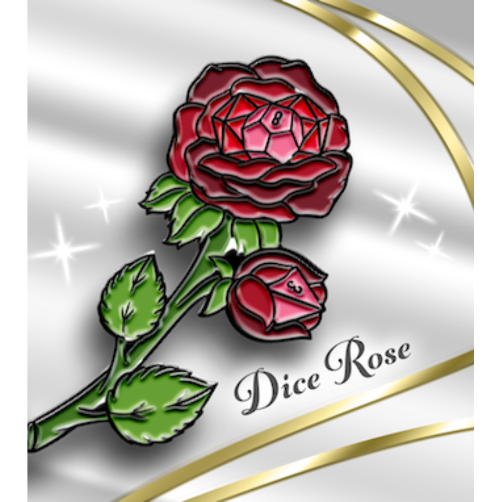 Pin: FBG Dice Rose