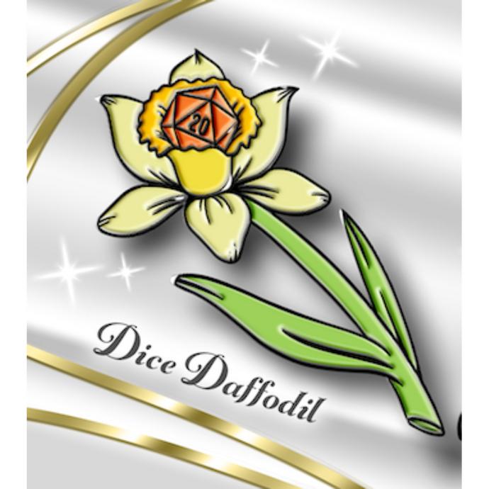 Pin: FBG Dice Daffodil