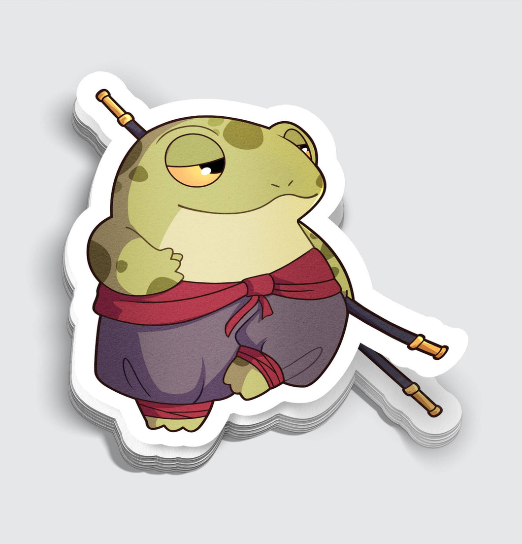 Sticker: Frog Monk Class Inspired RPG