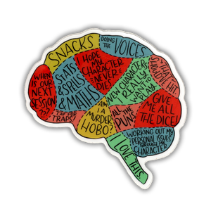 Sticker: RPG Brain