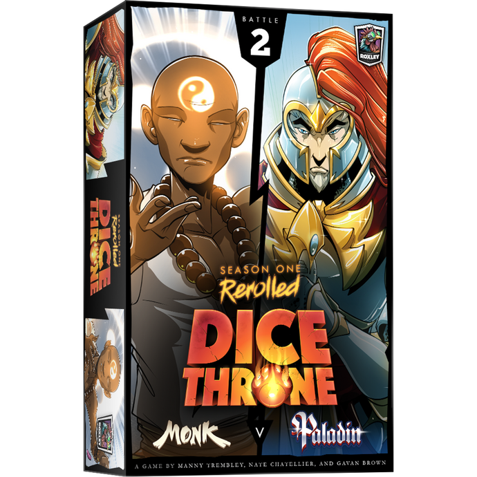 Dice Throne Season 1 - Box 2 Monk vs Paladin