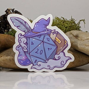 Sticker: Wizard Adventure Kit Polyhedral Dice