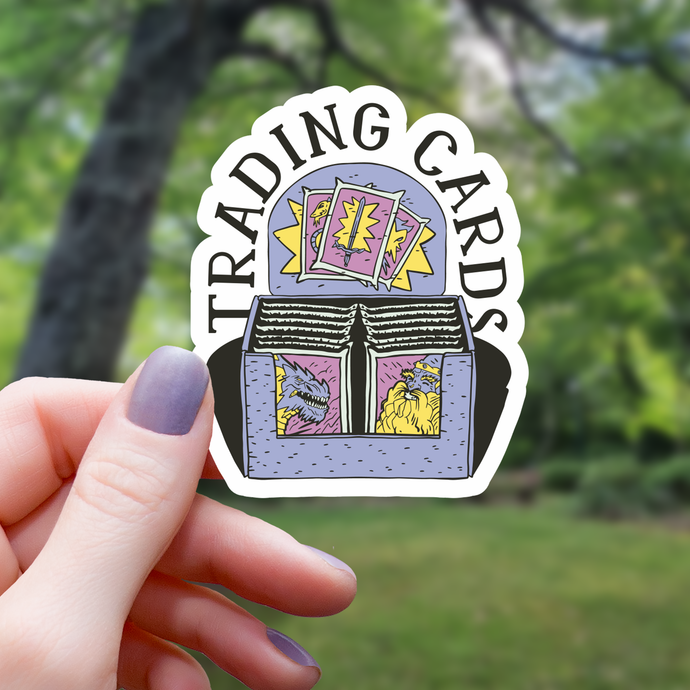 Sticker: Trading Cards Funny