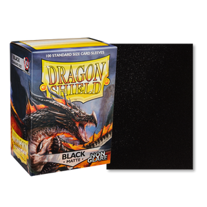 Dragon Shield 100 Pack Non Glare Matte Black