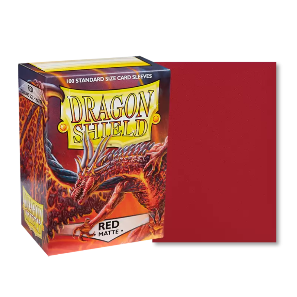 Dragon Shield 100 Pack Matte Red
