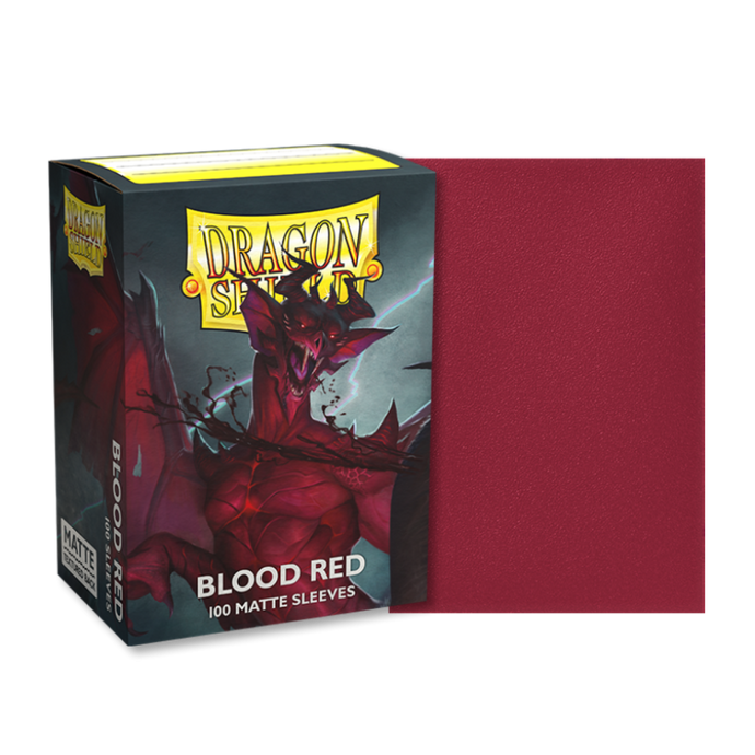 Dragon Shield 100 Pack Matte Blood Red