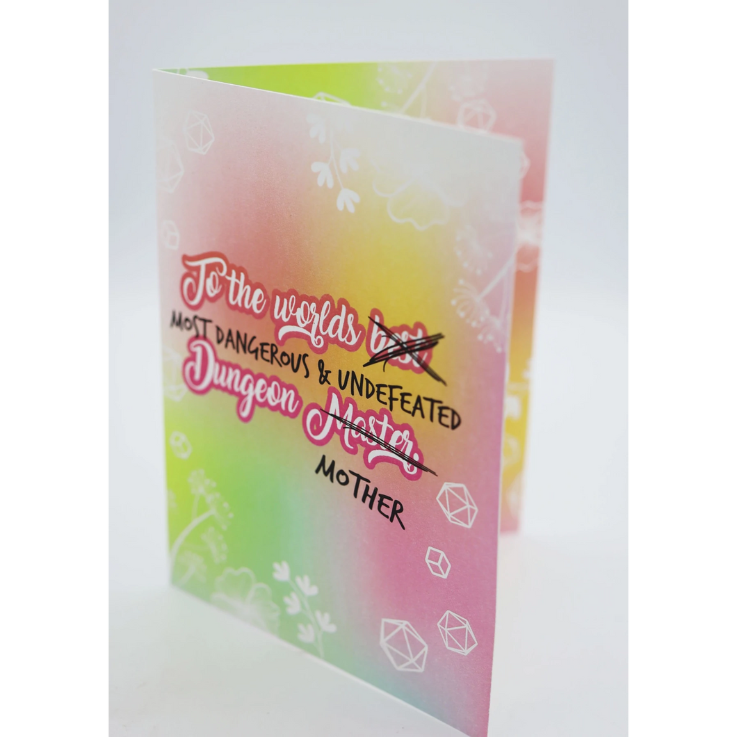 Greeting Card: Mother's Day Card - Dungeon