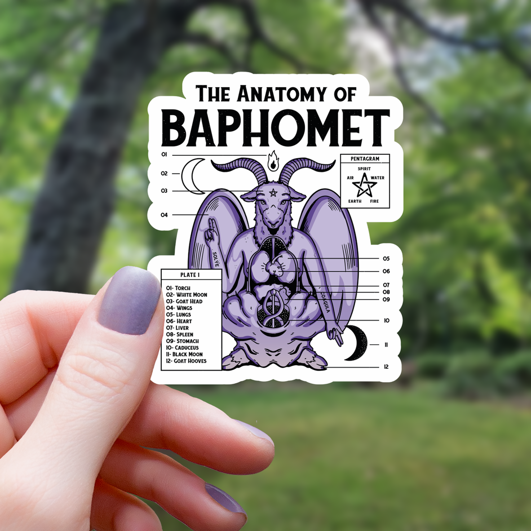 Sticker: The Anatomy of Baphomet