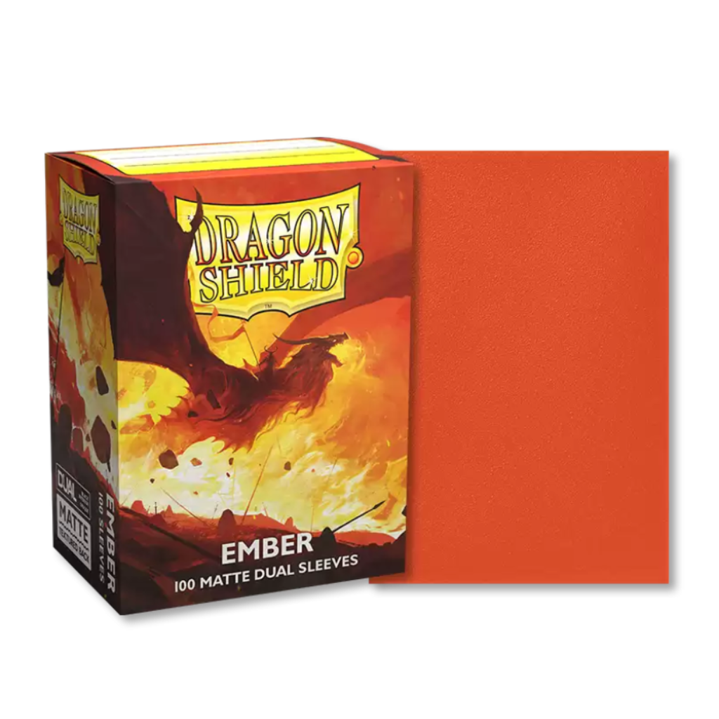 Dragon Shield 100 Pack Dual Matte Ember