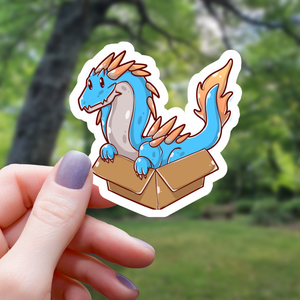 Sticker: Leviathan Monster In Box