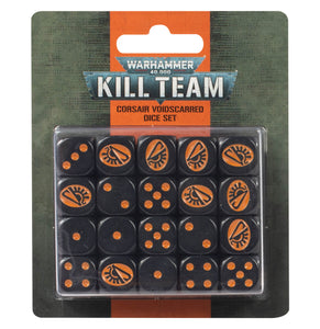 Warhammer 40K Kill Team Corsair Voidscarred Dice Set