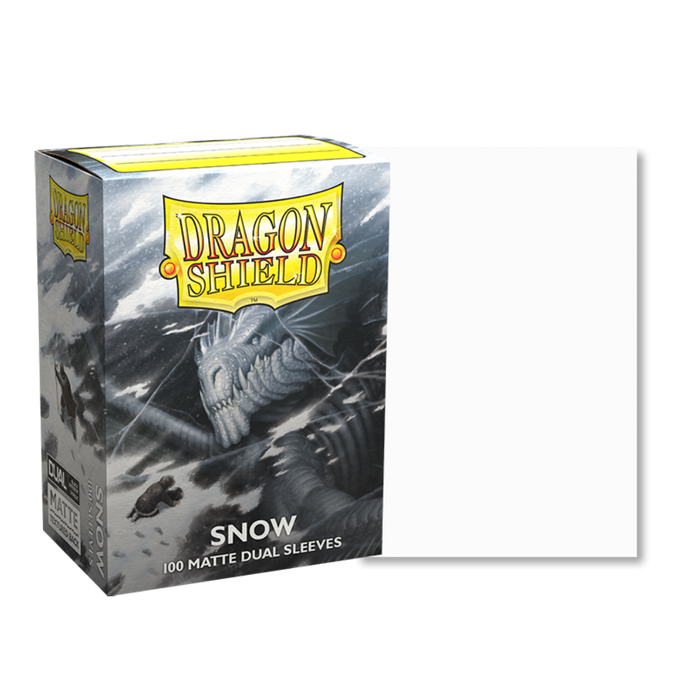 Dragon Shield 100 Pack Dual Matte Snow