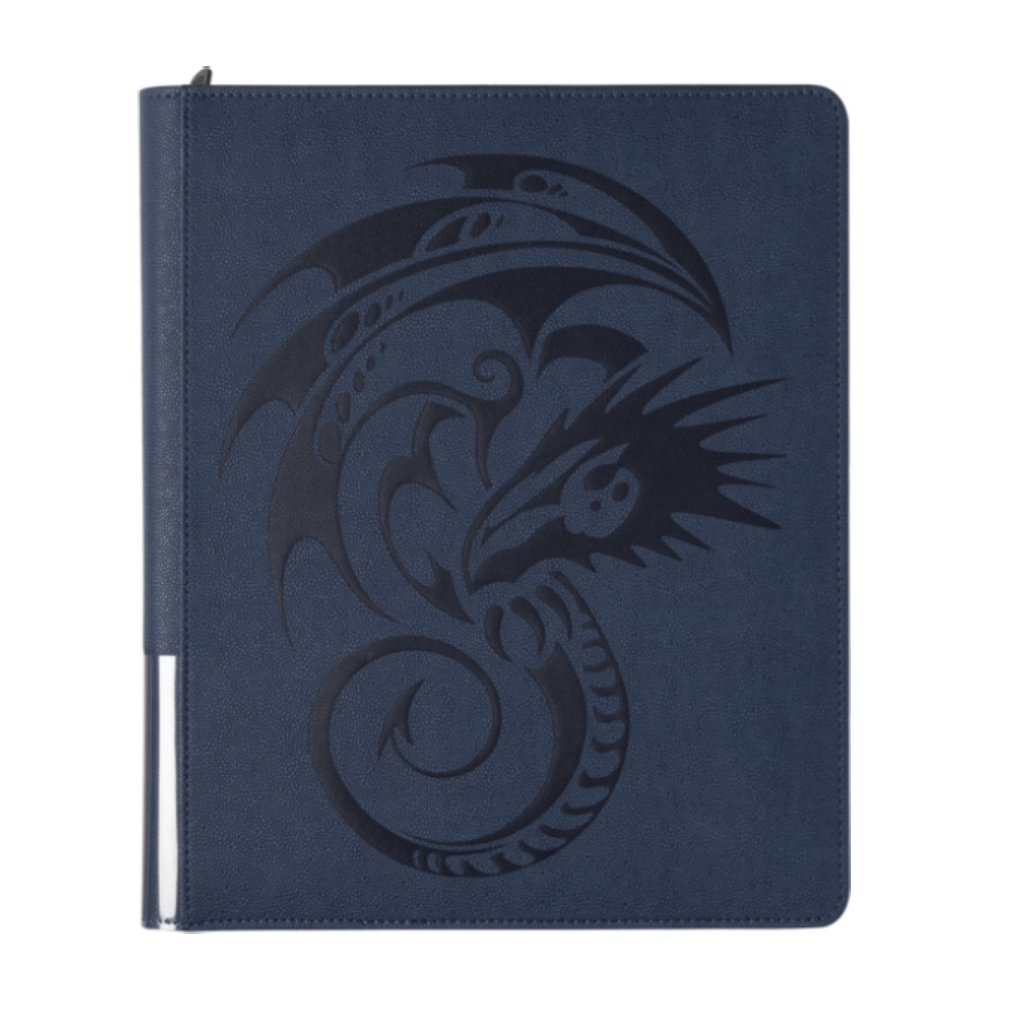 dragon shield card codex zipster binder XL Midnight Blue Gongaii Games Rest your cards beneath the specially reinforced Dragon Skin cover which saves your precious cards from dents and creases Dragon Shield Card Codex Zipster