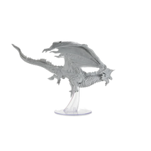Load image into Gallery viewer, DND Nolzur&#39;s Marvelous Unpainted Miniatures Adult Dragon Silver