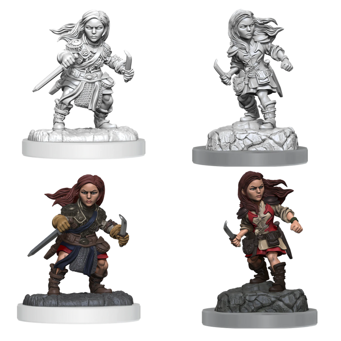 DND Nolzur's Marvelous Unpainted Miniatures W20 Halfling Rogue Female